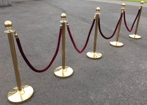 Rope & Barrier stands (Gold) - Image 13