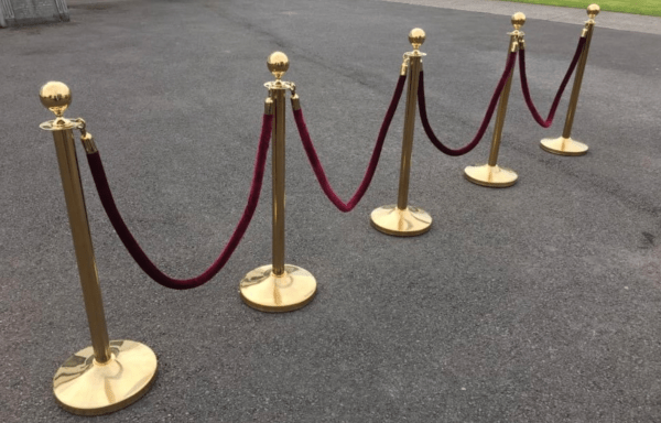 Rope & Barrier stands (Gold) - Image 12