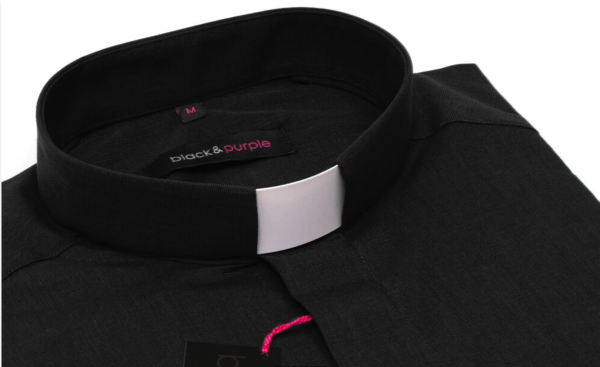 Black Priest Shirts (Tonsure Collar) - Image 3