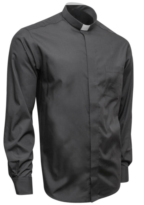 Black Priest Shirts (Tonsure Collar) - Image 2