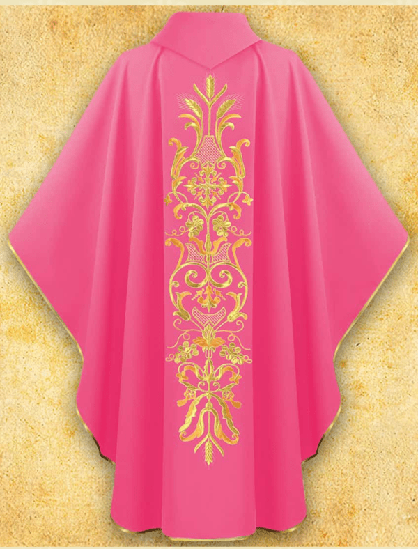 Pink IHS Chasuble - Image 3