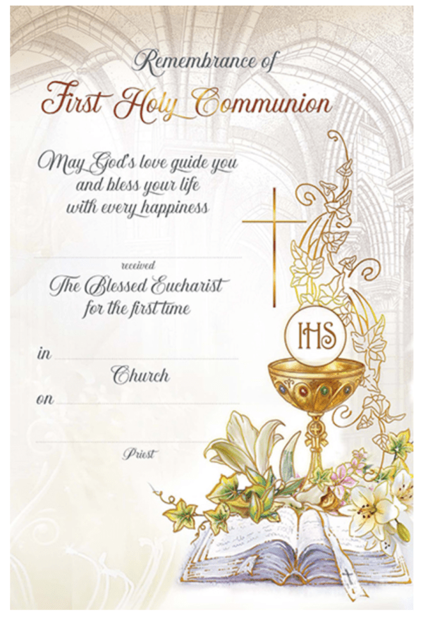 Communion Certificate (12)