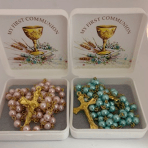 First Holy Communion Rosary Beads