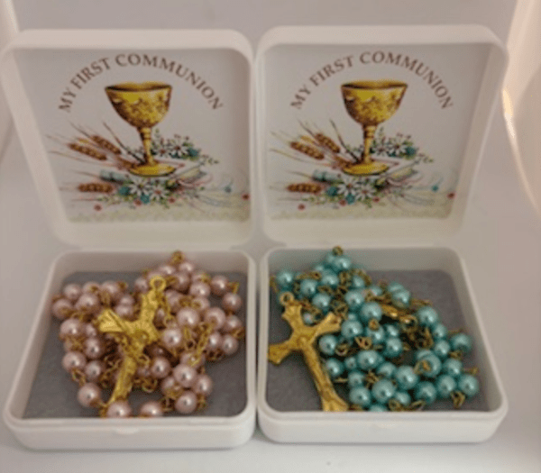 First Holy Communion Rosary Beads