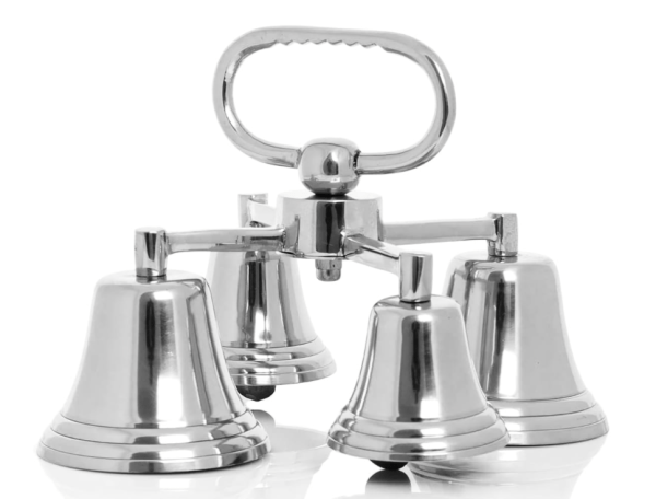 4 Tone Nickel-plated brass bell