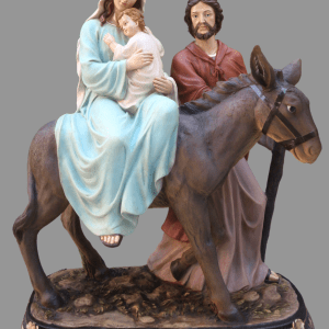 1 Piece Nativity Crib set Holy Family on Donkey
