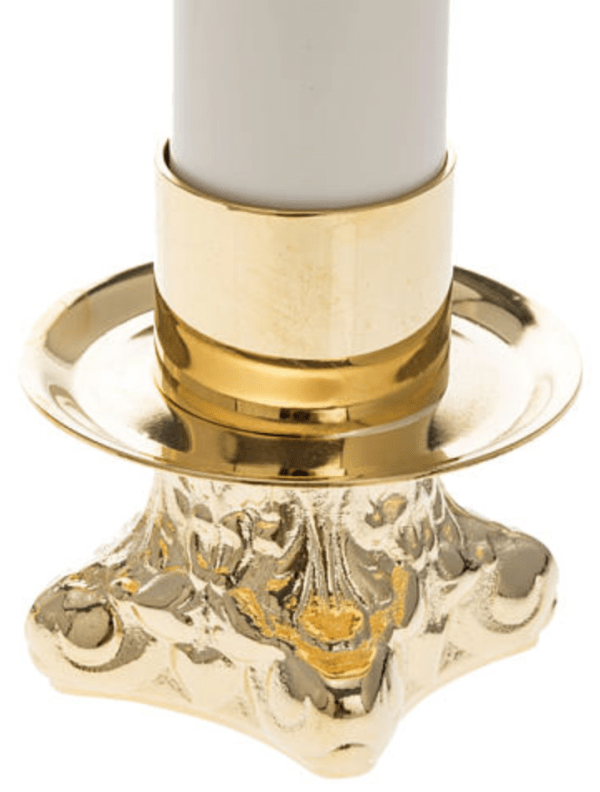 1668 Fake altar candle oil holders with base (2) - Image 3