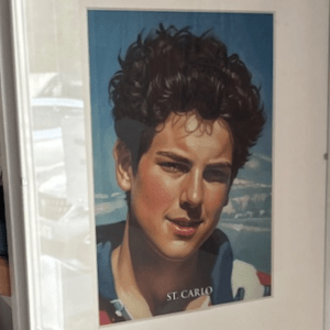 St Carlo Acutis Glass Picture 28x35cm