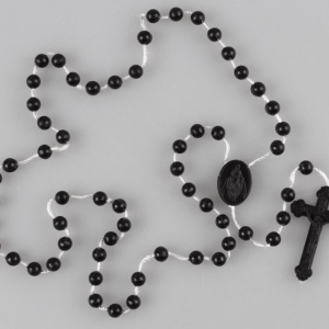Plastic Corded Rosary Beads