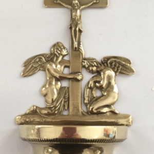 Brass Holy water Font 32cm High